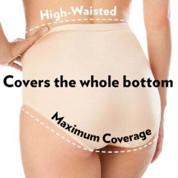 Comfort Choice 10 Pack Rich Violet Cotton Full Briefs Plus Size 11 28W 30W - Picture 3 of 4